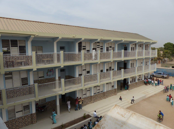 School built by the MRC Holland Foundation in The Gambia.